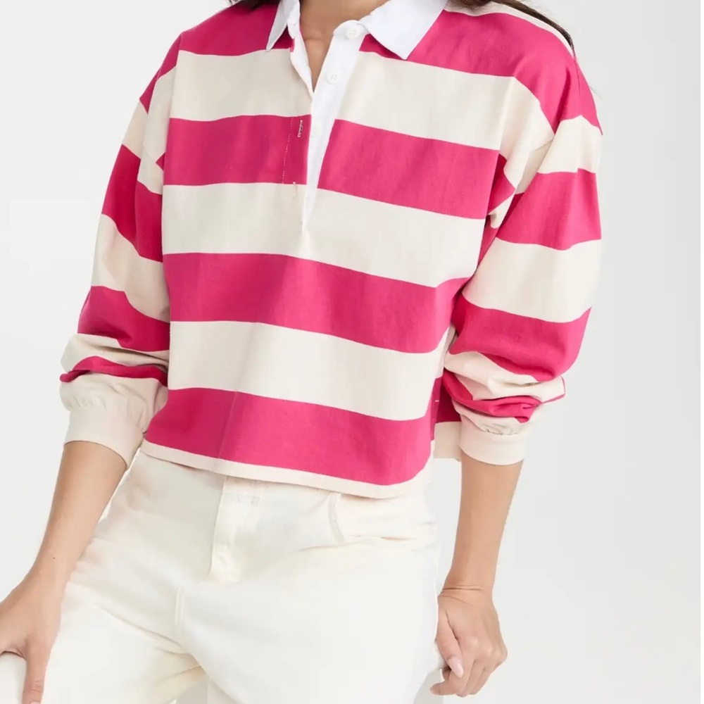 - NWT-Rebecca Minkoff
Gwen Rugby Shirt